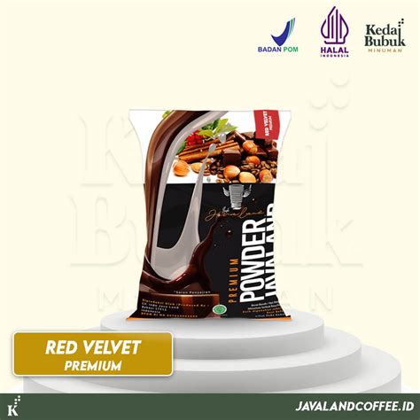 Jual Javaland Bubuk Minuman Rasa Red Velvet 1Kg Premium Plain