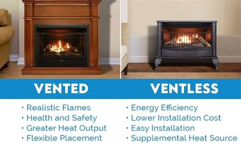 Vented Vs Ventless Gas Fireplace Vented Vs Ventless Gas Logs