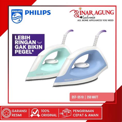 Jual COD SETRIKA PHILIPS DST0510 DST 0510 350 WATT ANTI LENGKET