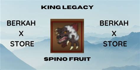 Beli Item Spino Fruit King Legacy Roblox Terlengkap Dan Termurah Juni