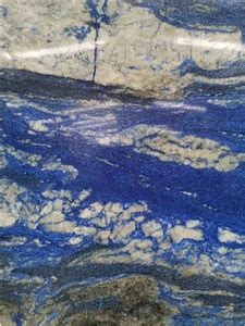 Van Gogh Blue Quartzite Slab Kitchen Floor Tile StoneContact