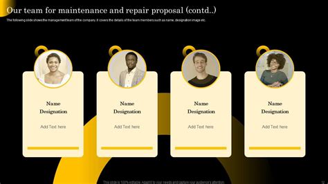 Maintenance And Repair Proposal Powerpoint Presentation Slides Ppt Sample