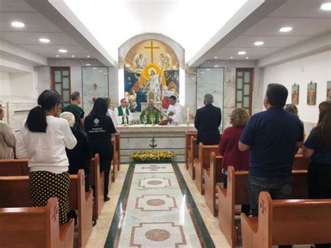 Dom Dulcênio celebra a primeira Missa na Cripta da Catedral Diocese