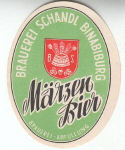 Drink Label Schandl M Rzen Bier Brauerei Schandl Germany Federal