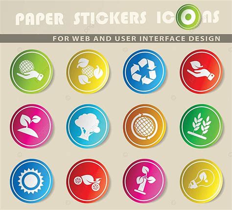 Ecology And Recycle Icons Ecological Garbage Drop Vector Ecological