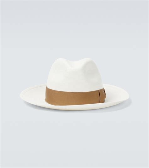 Buy Borsalino Monica Straw Panama Hat Multicoloured At 50 Off