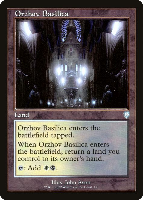 Orzhov Basilica · The Brothers War Commander Brc 191 · Scryfall