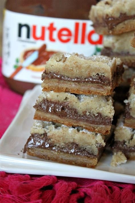 Nutella Shortbread Bars - Recipe Girl®