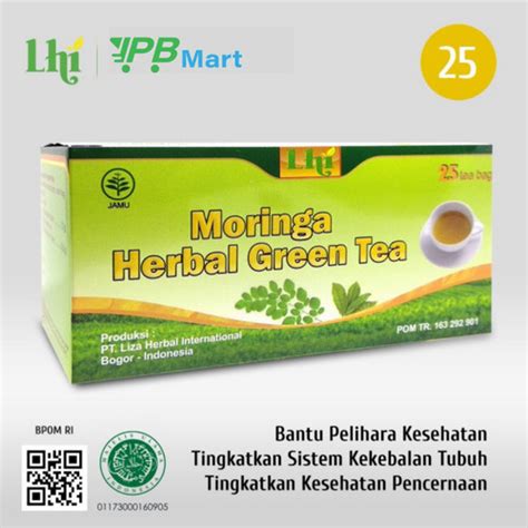 Jual Moringa Green Tea Teh Hijau Plus Daun Kelor Unt Daya Tahan Tubuh