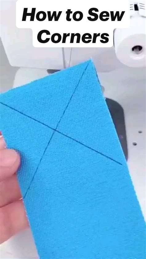 How To Sew Corners Diy Ideal Corners Sewing Tips And Tricks Video Tutorials Nähen Costuras 옷