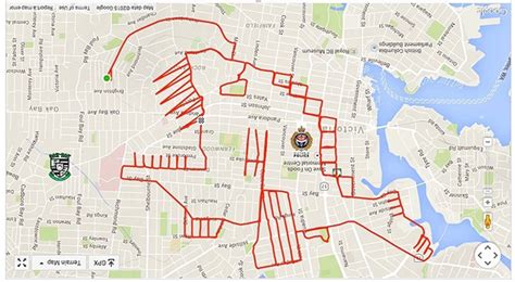 Artist Stephen Lund Rides His Bike To Create Gps Doodles Booooooom