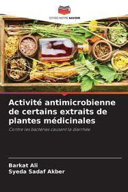 Activit Antimicrobienne De Certains Extraits De Plantes M Dicinales