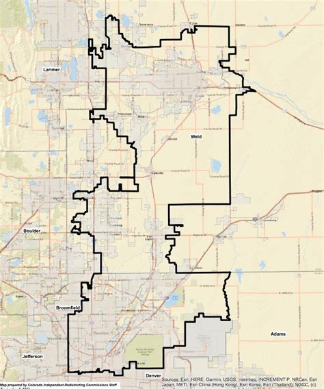 The New Congressional Map Draft Puts Greeley Evans And Others In District 8 Here’s What That