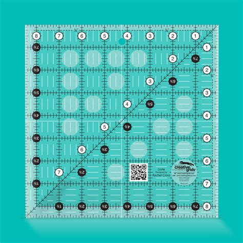 Creative Grids Quilt Ruler 85 X 85 Inch Square Little Patch Of Heaven