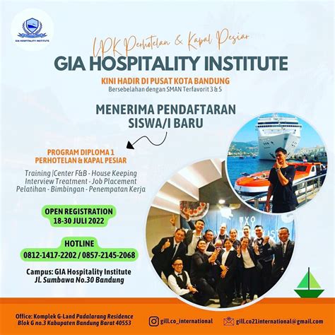 Belajar Tentang Perhotelan Dan Kapal Pesiar Di Lpk Gia Hospitality