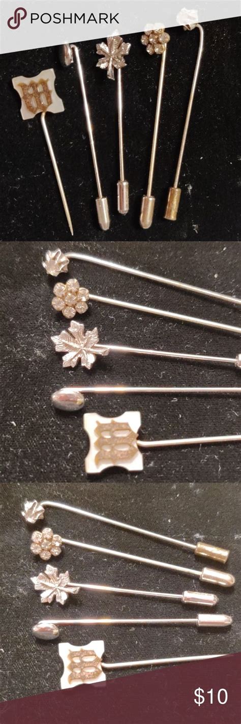 5 Leaf Style Vintage Hat Pins Hats Vintage Antique Hats Pearl