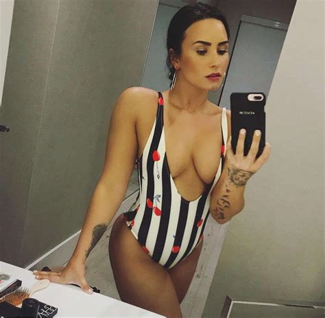 Demi Lovatos Sexiest Social Media Snaps