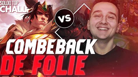 Comeback Avec Un Jungler Qui Int Soloq Challenger Top Garen Vs