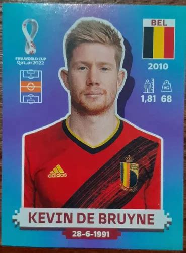 Figurita Mundial Qatar 2022 Azul Europea Kevin De Bruyne En Venta En