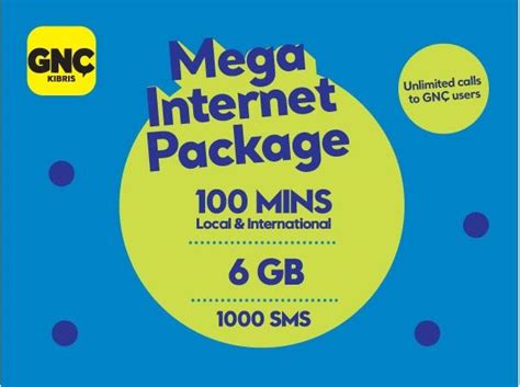 Gn Mega Internet Package Gn Paket Detay Kuzey Kibris Turkcell