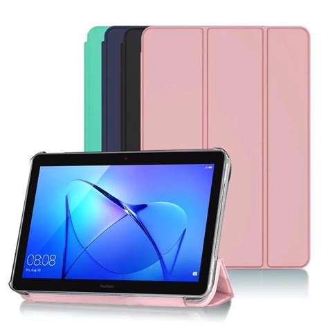 Qijun For Huawei Mediapad T Flip Case For Inch Leather Cases