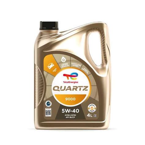 TotalEnergies Quartz 9000 5W 40 Fully Synthetic Engine Oil 4L For