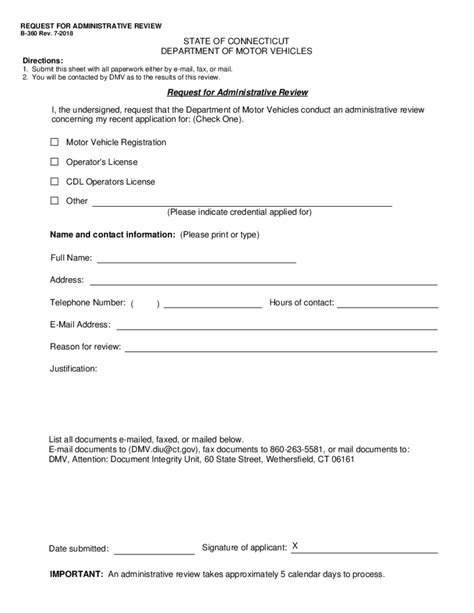 Ct Dmv B 360 2018 2024 Form Fill Out And Sign Printable Pdf Template