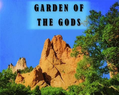 Garden Of The Gods Poster Style By Dan Sproul Fashion Poster