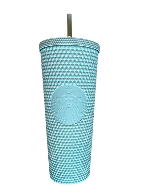 Starbucks Studded Dual Wall Cold Drink Cup Venti Size Forest Green