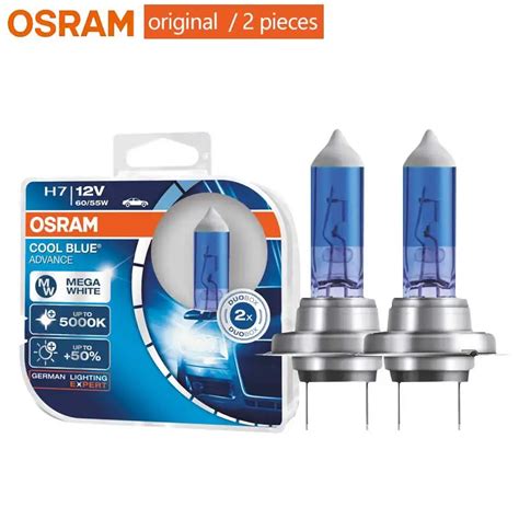 OSRAM Cool Blue Advance H7 Halogen Cool Blue White Xenon Look Auto