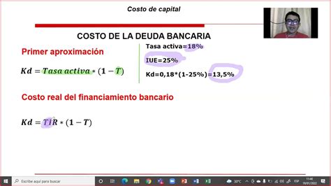 Calcular Costo De La Deuda Image To U