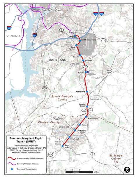 A proposed light rail for Southern Maryland aims to relieve some of ...