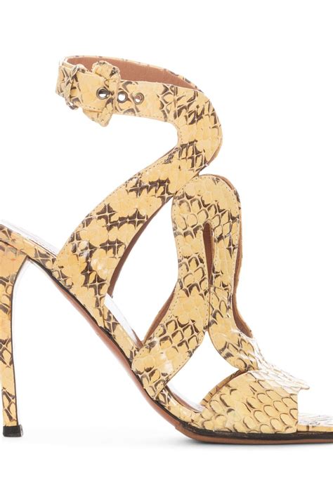 2000s Water Snake Cutout Sandals 37 Shopperboard