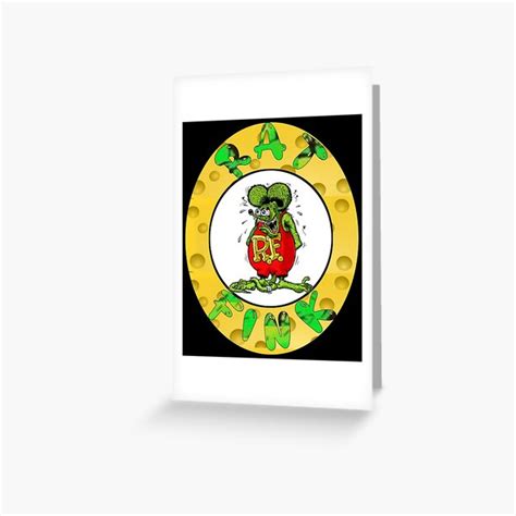 Rat Fink Rat Fink Greeting Card For Sale By Adlerart2023 Redbubble