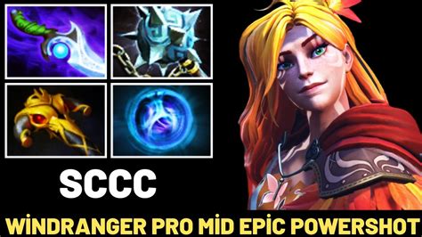 SCCC Windranger Pro Mid Epic Powershot 7 33 Dota 2 YouTube