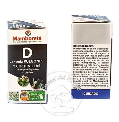 Mamboreta D Insecticida Sistemico Pulgon Y Cochinilla X Cc En Venta