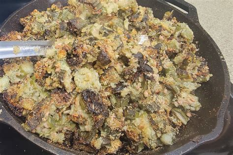 How To Cook Okraoven Fried Frozen Or Fresh · Hidden Springs Homestead