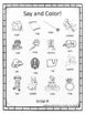 Articulation Coloring Sheets For R Speech Sound Initial Medial Final