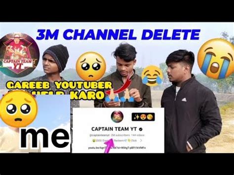 M Channel Delete Captain Team Yt Channel Delete Channel Delete