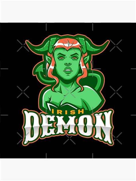 "Irish Halloween - Irish Demon" Art Print by -Ireland- | Redbubble