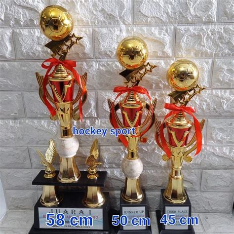 Jual Trophy Piala Bola Futsal Kaki 2 Dan Kaki 1 JUARA 123 1 PAKET