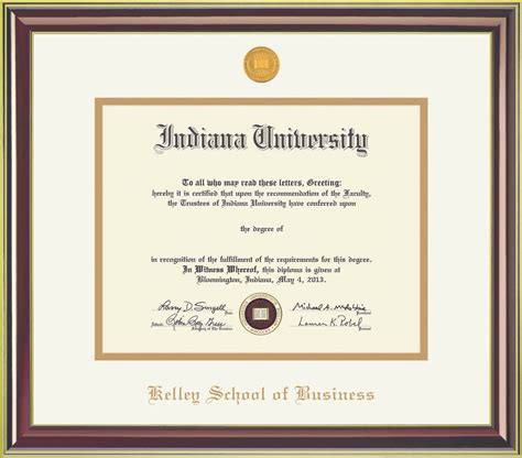 DIPLOMA FRAME GOLD