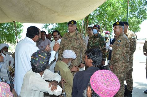 Army Chief Visits Flood Affected Areas In Punjab K P