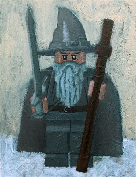 Lego Gandalf Minifigure by ShaunMichaelJones on DeviantArt