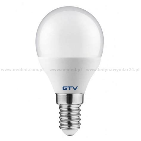 Żarówka LED E14 B45 8 55W 720lm 3000K b ciepła 230V 160 GTV LD