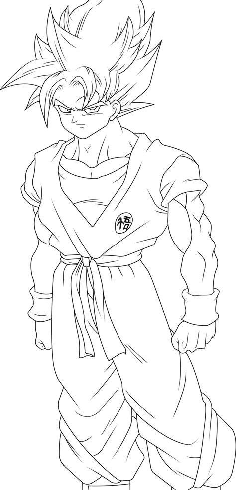 Personajes De Goku Para Colorear Imagenes De Goku Y S