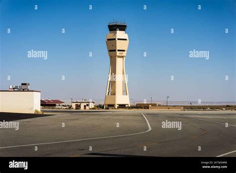 Air Control Tower At Edwards Air Force Base On 10 16 2022 Stock Photo