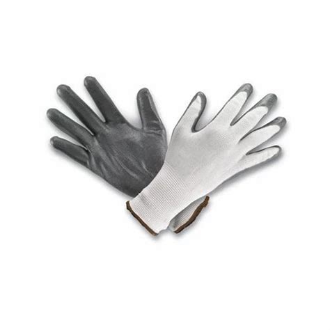 Grey White Free Size Nitrile Coated Hand Gloves At Rs 22 Pair In Pune