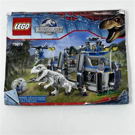 LEGO JURASSIC WORLD 75919 Indominus Rex Breakout Instruction Book