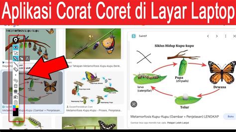 Cara Menggunakan Aplikasi Corat Coret Atau Penanda Di Layar Laptop